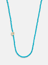 BaubleBar D - 
    Semi-precious initial necklace
  
