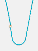 BaubleBar O - 
    Semi-precious initial necklace
  

