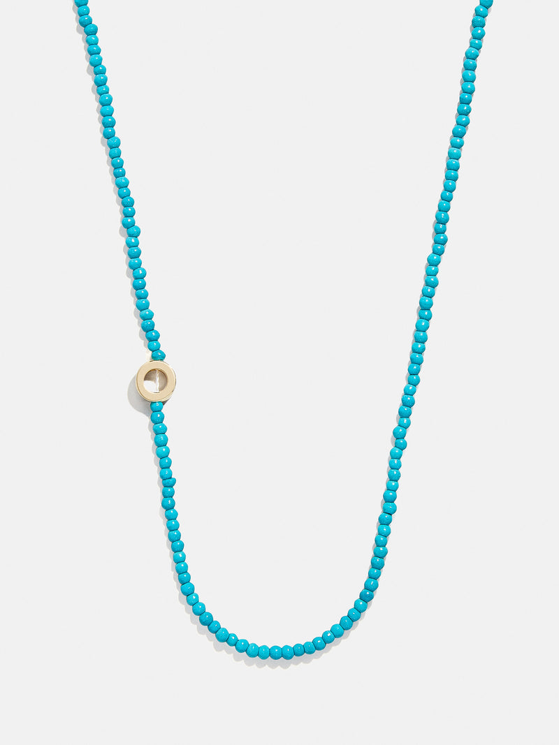 BaubleBar O - 
    Semi-precious initial necklace
  
