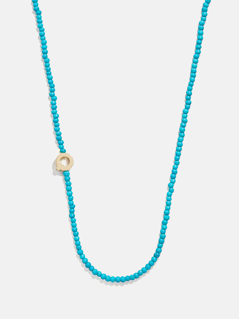 BaubleBar Q - 
    Semi-precious initial necklace
  
