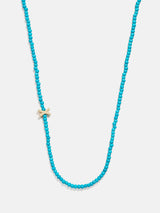 BaubleBar X - 
    Semi-precious initial necklace
  
