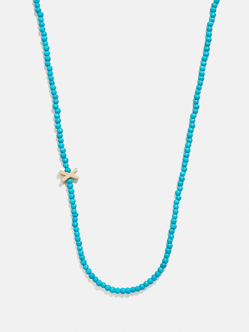 BaubleBar X - 
    Semi-precious initial necklace
  

