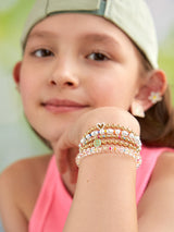 BaubleBar Color Me Happy Kids' Bracelet Set - Kids' Multi - Three kids' beaded bracelets