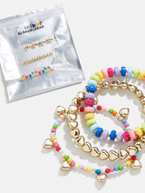 BaubleBar Beads Please Kids' Bracelet Set - Kids' Hearts - 
    Three kids' beaded bracelets
  
