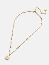 BaubleBar Disc Crystal Pendant Necklace - Cubic Zirconia stone