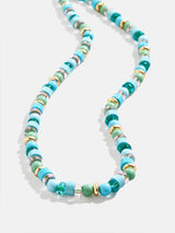BaubleBar Aqua - 
    Adjustable colorful beaded necklace
  
