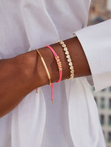 BaubleBar Custom Cord Bracelet - Hot Pink - 
    Cusotmizable bracelet
  
