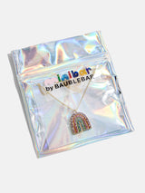 BaubleBar Maeve Kids' Necklace - Rainbow Pendant - 
    Kids' rainbow necklace
  
