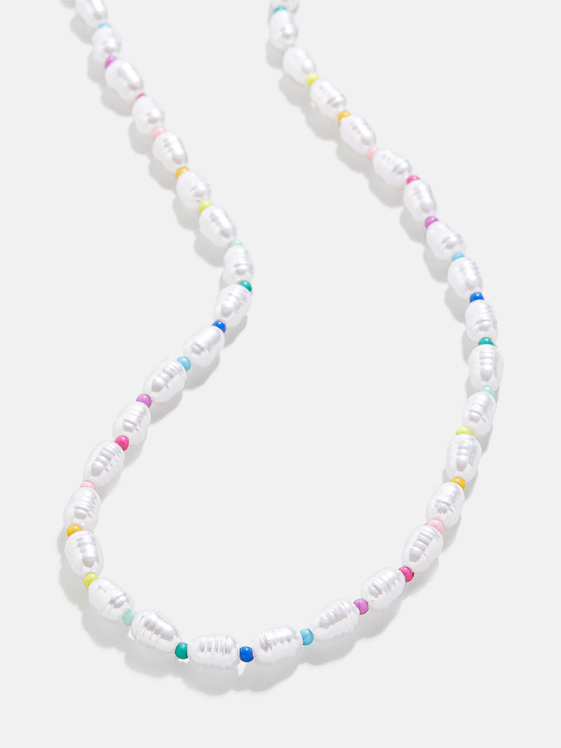 BaubleBar Claire Kids' Necklace - Kids' pearl and bead necklace