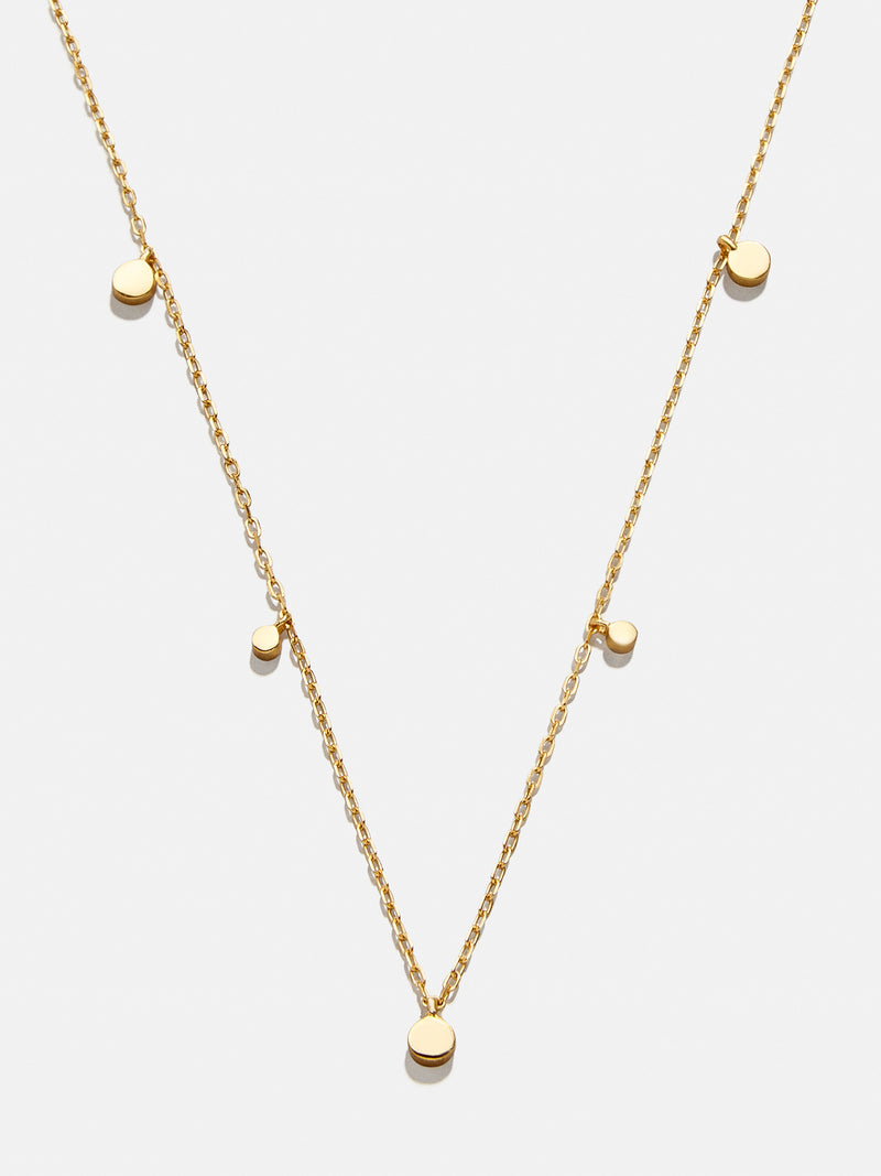 BaubleBar Clio 18K Gold Necklace - Gold - 18K Gold Plated Sterling Silver, Cubic Zirconia stones