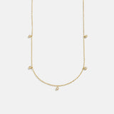 Clio 18K Gold Necklace - Gold/Pavé