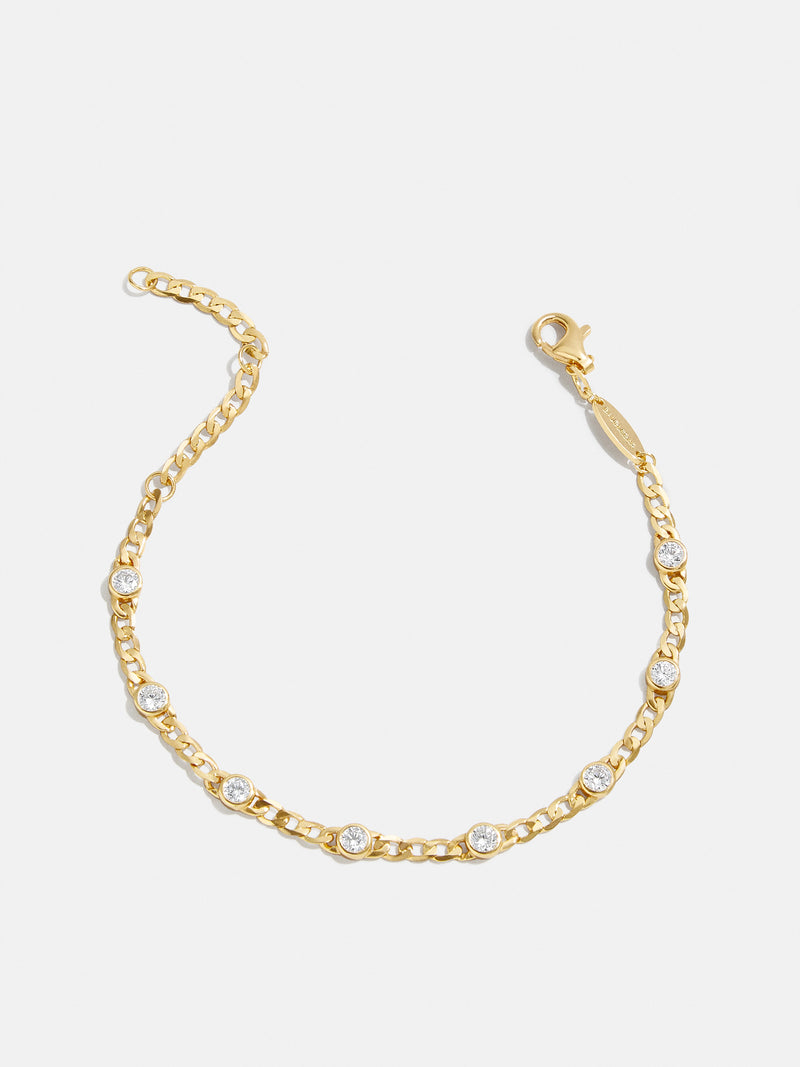 BaubleBar Yael 18K Gold Bracelet - 18K Gold Plated Sterling Silver - 18K Gold Plated Sterling Silver, Cubic Zirconia stones