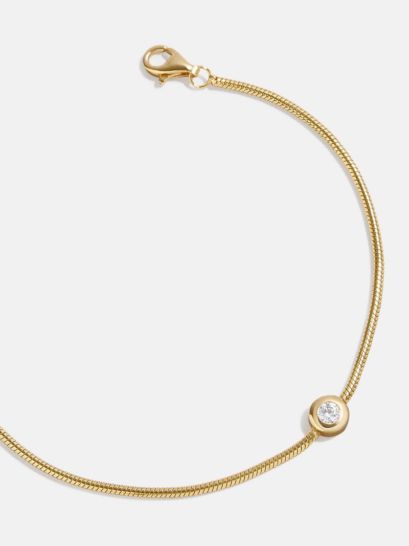BaubleBar Celease 18K Gold Bracelet - 18K Gold Plated Sterling Silver, Cubic Zirconia stones