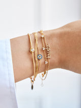 BaubleBar Celease 18K Gold Bracelet - 18K Gold Plated Sterling Silver, Cubic Zirconia stones