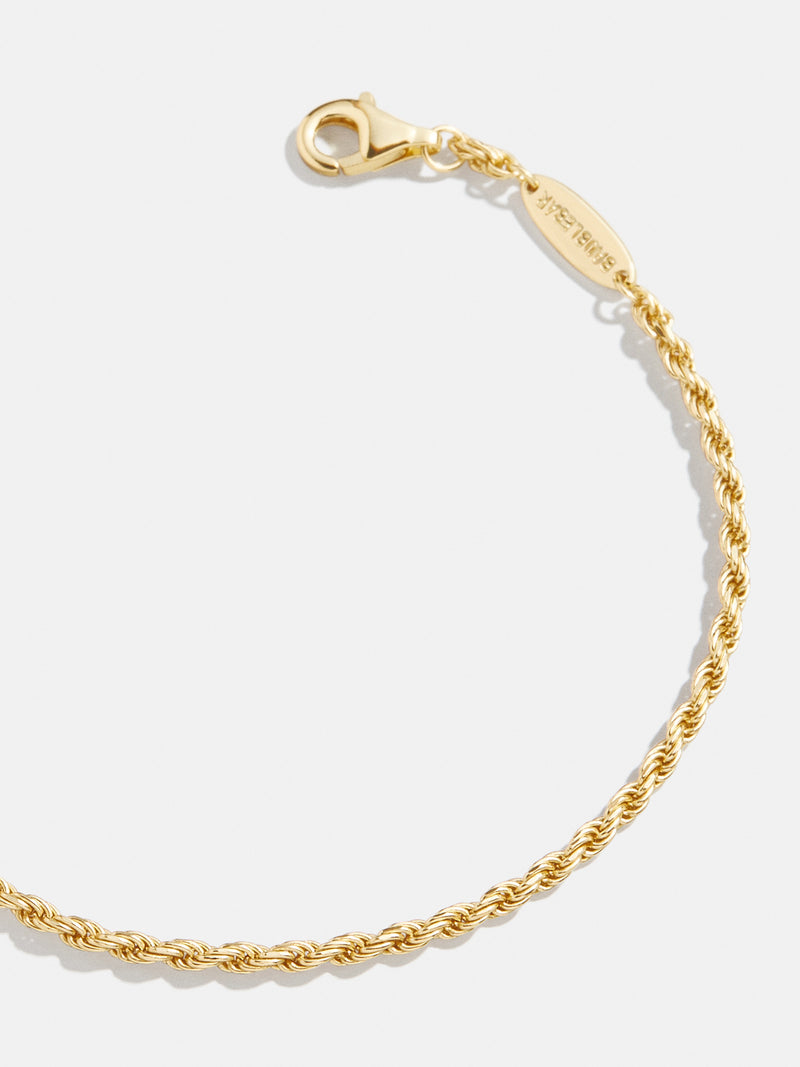 Bracelet, 18 carat gold or sterling silver