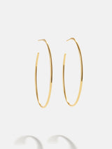 BaubleBar Verbena 18K Gold Earrings - 40MM - 
    18K Gold Plated Sterling Silver - Offered in multiple sizes
  
