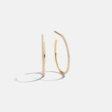Niata 18K Gold Earrings - 24MM