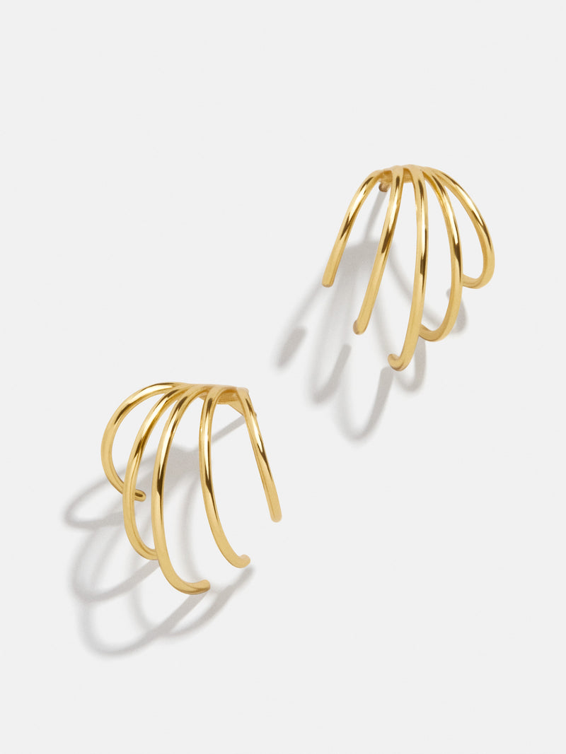BaubleBar Abby 18K Gold Earrings - Gold - Get Gifting: Enjoy 20% Off​