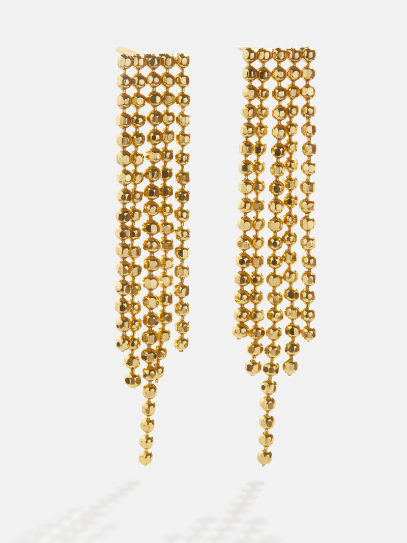 BaubleBar Stephanie 18K Gold Earrings - 18K Gold Plated Sterling Silver