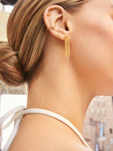 BaubleBar Stephanie 18K Gold Earrings - 18K Gold Plated Sterling Silver