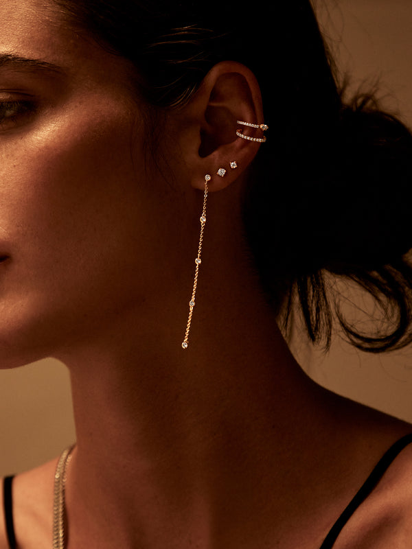 Yasmine 18K Gold Earrings