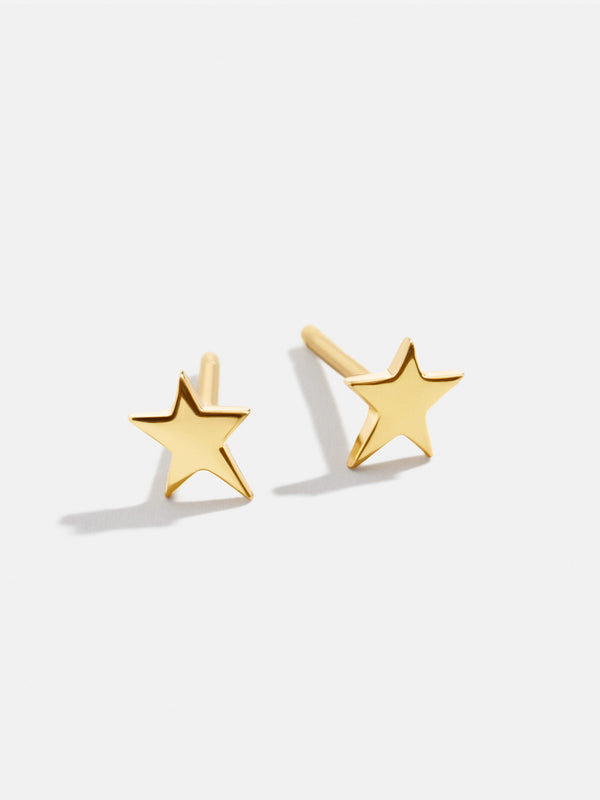 Dara 18K Gold Earrings - Gold Star