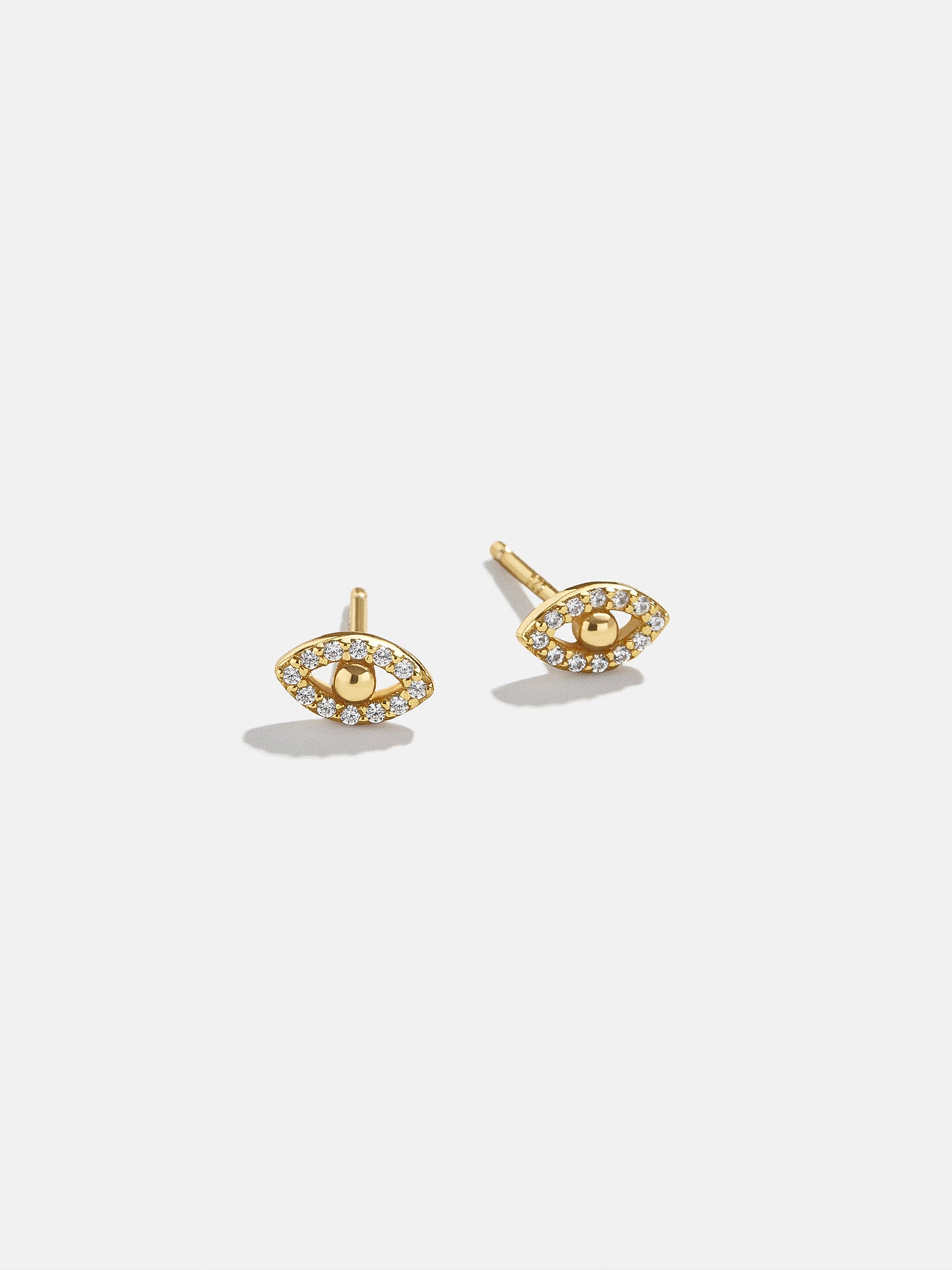 Silma 18K Gold Earrings - Evil Eye