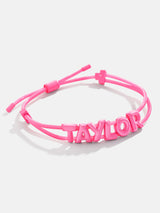 BaubleBar Jelly Custom Slider Bracelet - Hot Pink - Customizable bracelet