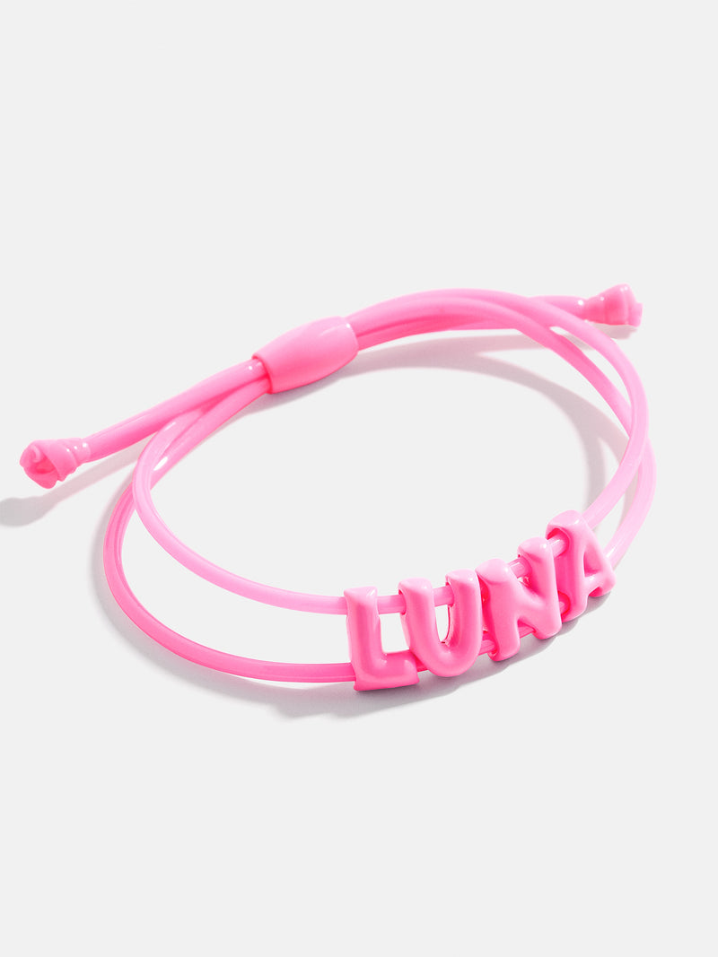 BaubleBar Say It All Custom Slider Bracelet - Hot Pink - 
    Enjoy 20% off - This Week Only
  
