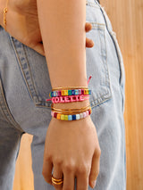 BaubleBar Say It All Custom Slider Bracelet - Hot Pink - 
    Enjoy 20% off - This Week Only
  
