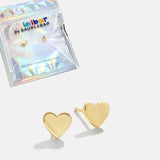 Whole Lotta Heart 18K Gold Kids' Earrings - Heart