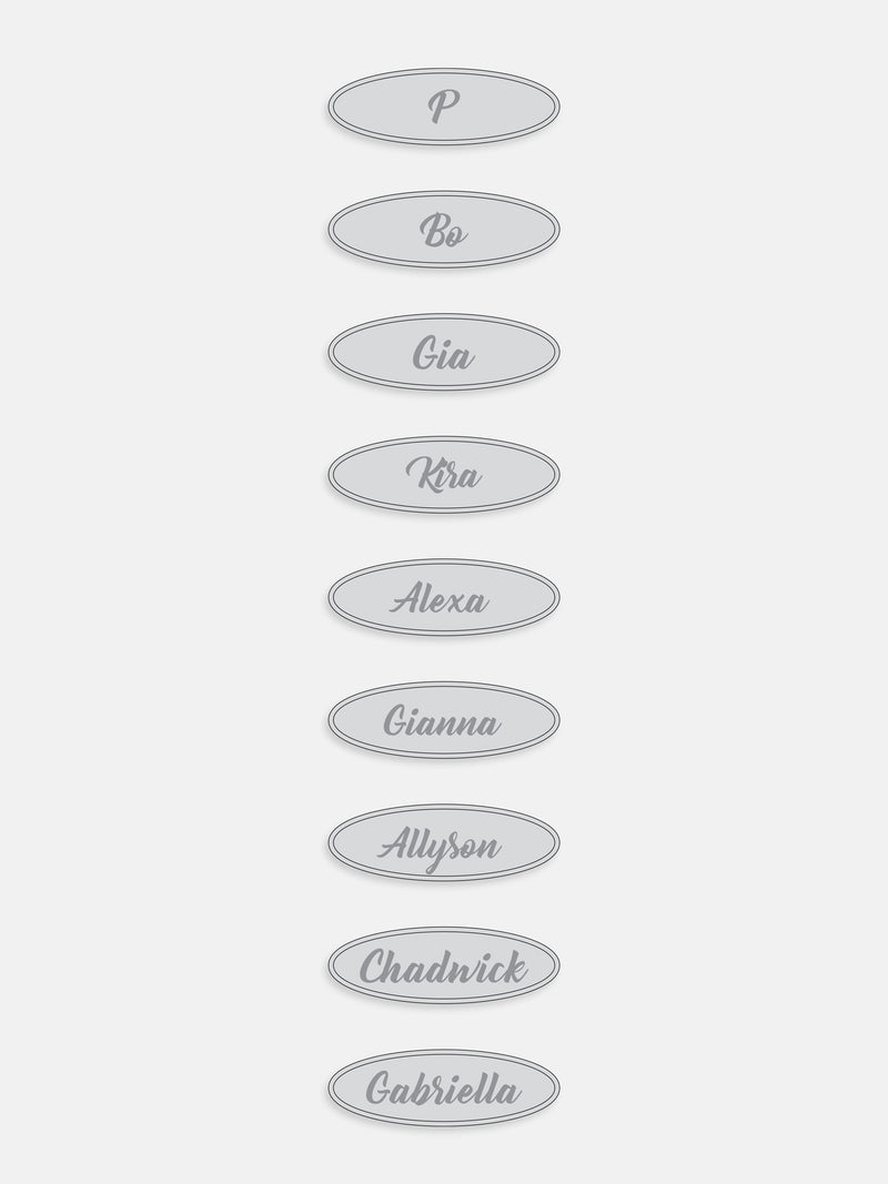 BaubleBar 18K Gold Custom Engravable Oval Necklace - Engravable Oval - Enjoy 20% off custom gifts