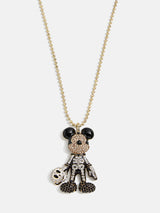 BaubleBar Mickey Mouse Disney 3D Necklace - Mickey Mouse 3D Skeleton - Disney pendant necklace