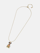 BaubleBar Mickey Mouse Disney 3D Glow-In-The-Dark Necklace - Glow-In-The-Dark Mickey Mouse 3D Pumpkin - Disney pendant necklace