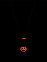 BaubleBar Mickey Mouse Disney 3D Glow-In-The-Dark Necklace - Glow-In-The-Dark Mickey Mouse 3D Pumpkin - Disney pendant necklace