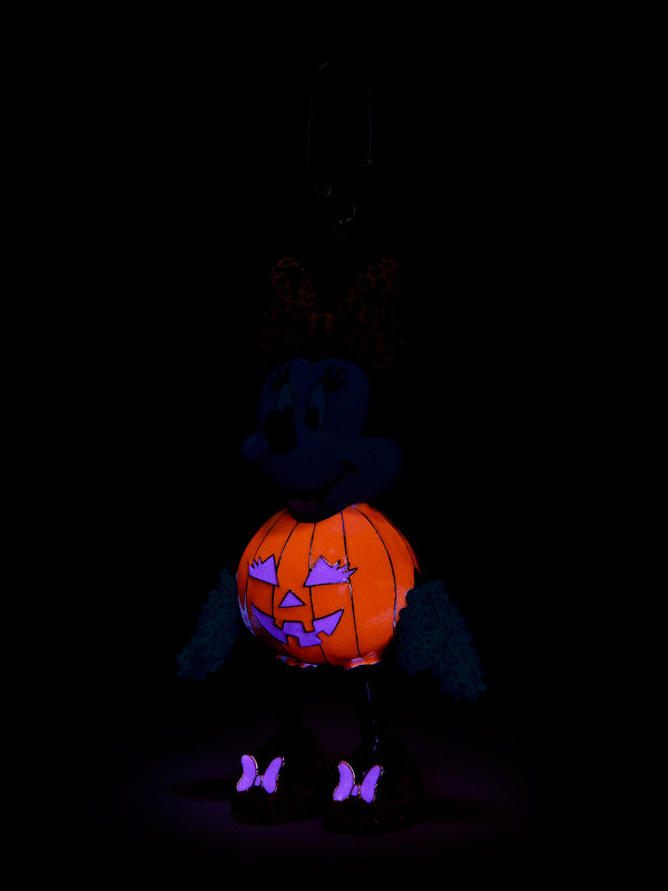 Minnie Mouse Disney Glow-In-The-Dark Bag Charm - Glow-In-The-Dark Minnie Mouse Pumpkin