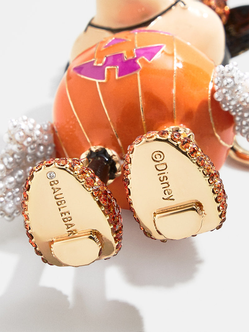 BaubleBar Minnie Mouse Disney Glow-In-The-Dark Bag Charm - Glow-In-The-Dark Minnie Mouse Pumpkin - Disney keychain