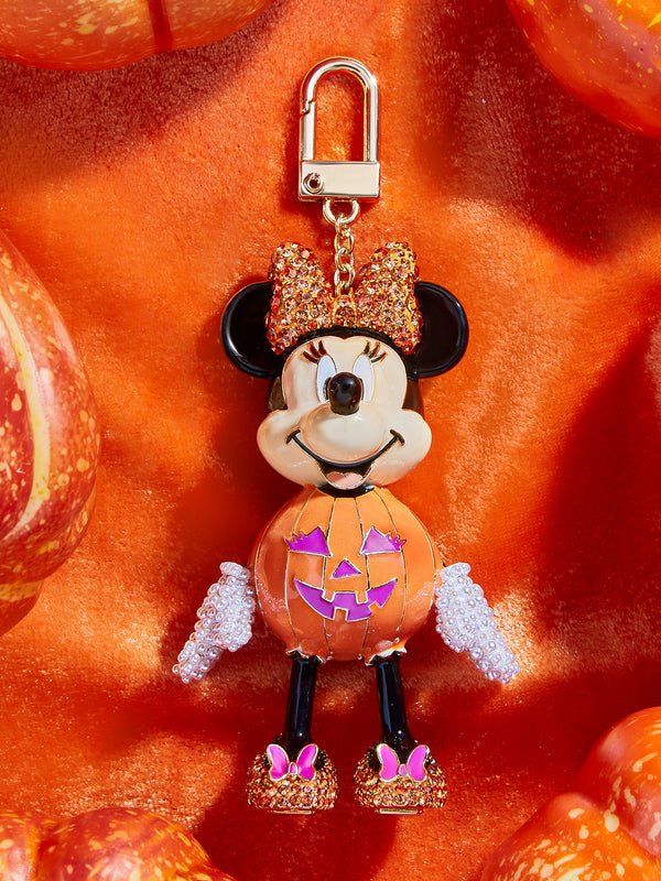 Minnie Mouse Disney Glow-In-The-Dark Bag Charm - Glow-In-The-Dark Minnie Mouse Pumpkin