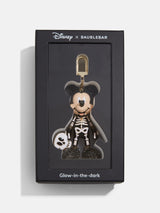 BaubleBar Mickey Mouse Disney Glow-In-The-Dark Bag Charm - Glow-In-The-Dark Mickey Mouse Skeleton - Disney keychain