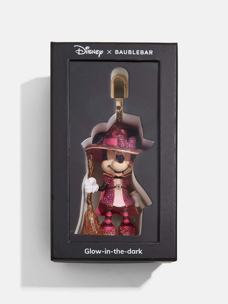 BaubleBar Minnie Mouse Disney Glow-In-The-Dark Bag Charm - Glow-In-The-Dark Minnie Mouse Witch - Disney keychain
