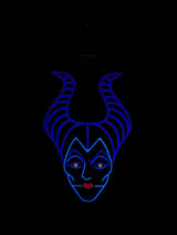 BaubleBar Disney Maleficent 2D Glow-in-the-Dark Bag Charm - Glow-in-the-Dark Maleficent - Disney keychain