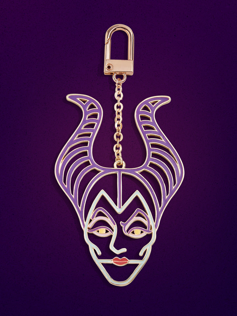 BaubleBar disney Maleficent 2D Glow-in-the-Dark Bag Charm - Glow-in-the-Dark Maleficent - 
    Disney keychain
  
