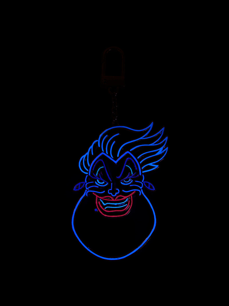 BaubleBar Disney Ursula 2D Glow-In-The-Dark Bag Charm - Glow-In-The-Dark Ursula - Disney keychain