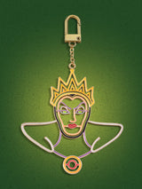 BaubleBar Disney The Evil Queen 2D Glow-in-the-Dark Bag Charm - Glow-in-the-Dark Evil Queen - Disney keychain
