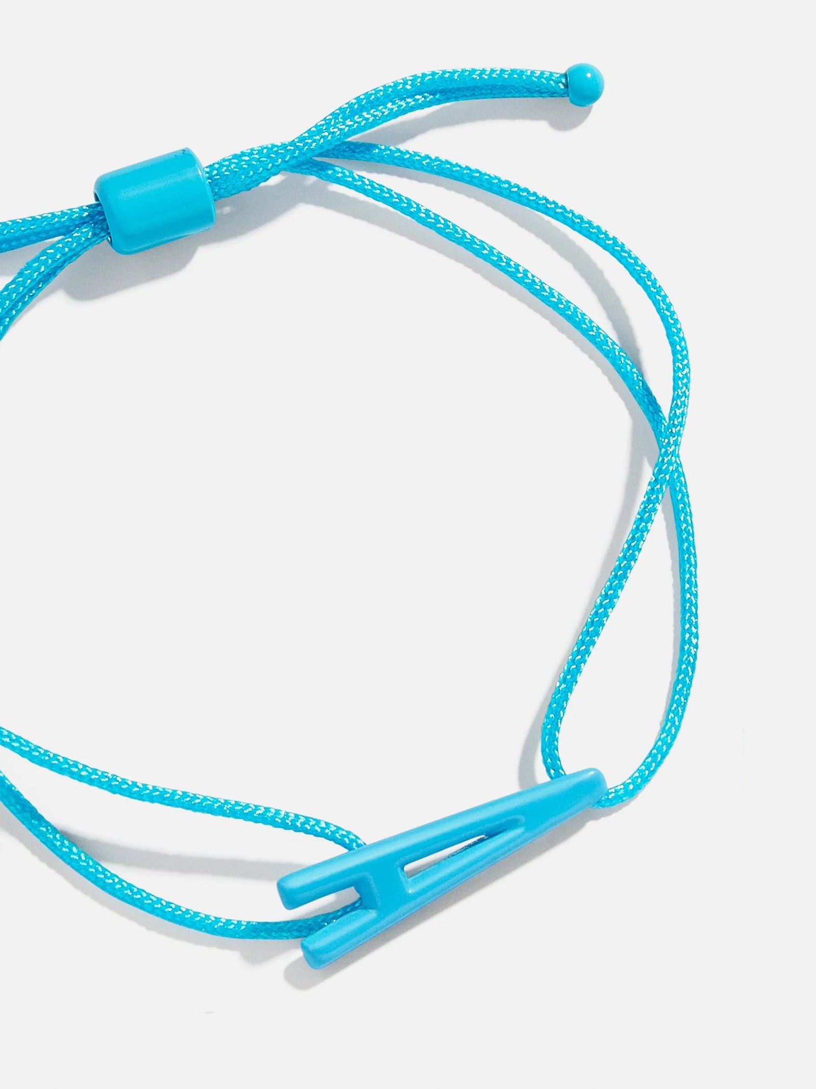 East West Initial Cord Bracelet - Aqua
