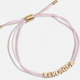 Custom Cord Bracelet - Soft Pink