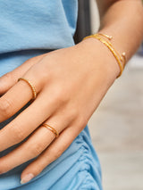 BaubleBar Pisa 18K Gold Stacking Ring - 18K Gold Plated Sterling Silver