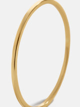 BaubleBar Kristina 18K Gold Stacking Ring - Gold - 18K Gold Plated Sterling Silver