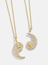 BaubleBar Yin Yang 18K Gold Custom Best Friend Necklaces - Yin Yang Best Friend Pendants - Cyber Monday Ends Tonight: Enjoy 20% Off​