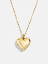 BaubleBar Puffy Heart 18K Gold Custom Pendant Necklace - Heart Pendant - 
    18K Gold Plated Sterling Silver
  
